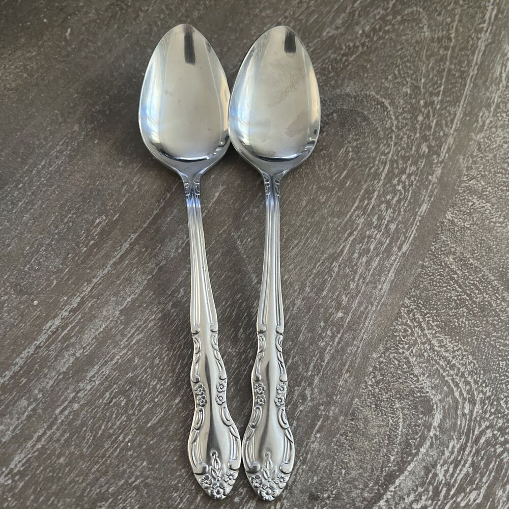 Imperial FLEURETTE Stainless Spoon | Set Of 2